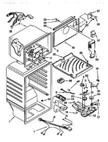 Liner Assembly parts for Kenmore Refrigerator 106.9750310 (1069750310, 106 9750310) from AppliancePartsPros.com