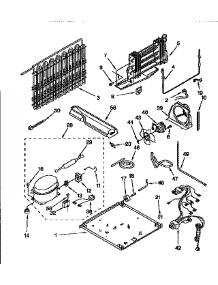 Unit Assembly parts for Kenmore Refrigerator 106.9750310 (1069750310, 106 9750310) from AppliancePartsPros.com