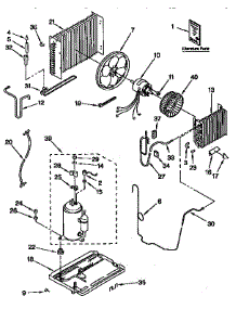 Unit parts for Kenmore Air Conditioner 106.9750690 (1069750690, 106 9750690) from AppliancePartsPros.com