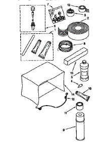 Optional (Not Included) parts for Kenmore Air Conditioner 106.9750890 (1069750890, 106 9750890) from AppliancePartsPros.com