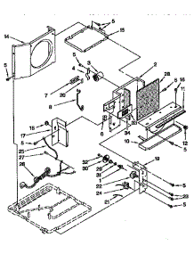 Air Flow And Control parts for Kenmore Air Conditioner 106.9751090 (1069751090, 106 9751090) from AppliancePartsPros.com
