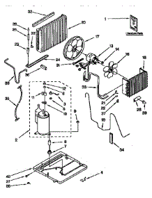 Unit parts for Kenmore Air Conditioner 106.9751090 (1069751090, 106 9751090) from AppliancePartsPros.com
