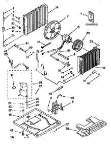Unit parts for Kenmore Air Conditioner 106.9751831 (1069751831, 106 9751831) from AppliancePartsPros.com