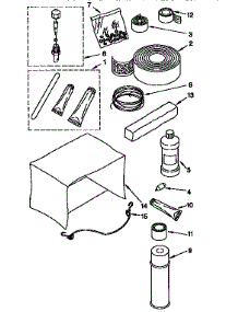 Optional parts for Kenmore Air Conditioner 106.9751850 (1069751850, 106 9751850) from AppliancePartsPros.com