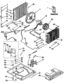 Unit parts for Kenmore Air Conditioner 106.9751851 (1069751851, 106 9751851) from AppliancePartsPros.com