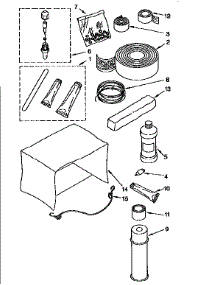 Optional (Not Included) parts for Kenmore Air Conditioner 106.9751851 (1069751851, 106 9751851) from AppliancePartsPros.com