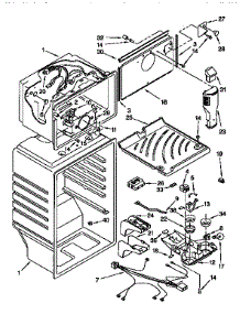 Liner parts for Kenmore Refrigerator 106.9758215 (1069758215, 106 9758215) from AppliancePartsPros.com