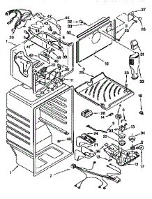 Liner parts for Kenmore Refrigerator 106.9758622 (1069758622, 106 9758622) from AppliancePartsPros.com