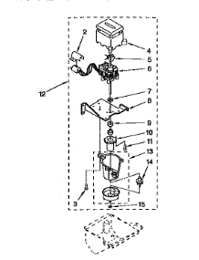 Pump parts for Kenmore Ice Maker 106.9864820 (1069864820, 106 9864820) from AppliancePartsPros.com