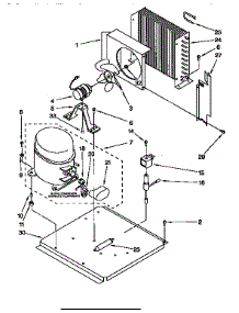 Unit parts for Kenmore Ice Maker 106.9864850 (1069864850, 106 9864850) from AppliancePartsPros.com
