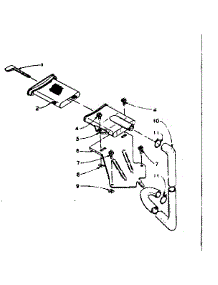 Filter Assembly parts for Kenmore Washer 110.5905501 (1105905501, 110 5905501) from AppliancePartsPros.com