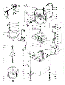 Machine Sub-Assembly parts for Kenmore Washer 110.5905552 (1105905552, 110 5905552) from AppliancePartsPros.com