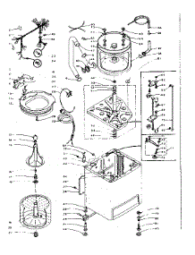 Machine Sub-Assembly parts for Kenmore Washer 110.5905600 (1105905600, 110 5905600) from AppliancePartsPros.com