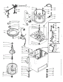 Machine Sub-Assembly parts for Kenmore Washer 110.5905601 (1105905601, 110 5905601) from AppliancePartsPros.com