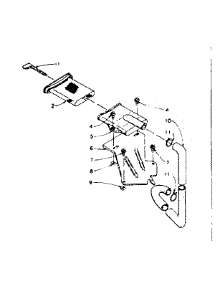 Filter Assembly parts for Kenmore Washer 110.5905610 (1105905610, 110 5905610) from AppliancePartsPros.com