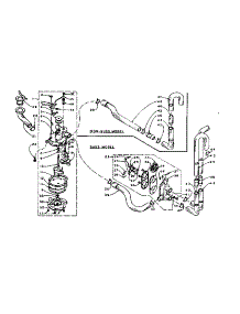 Water System parts for Kenmore Washer 110.5905700 (1105905700, 110 5905700) from AppliancePartsPros.com