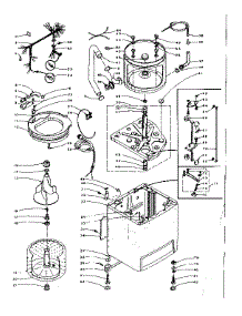 Machine Sub-Assembly parts for Kenmore Washer 110.5905700 (1105905700, 110 5905700) from AppliancePartsPros.com