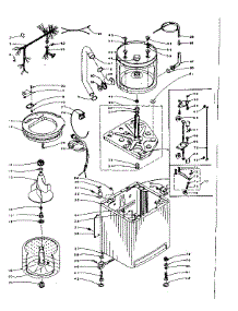 Machine Sub-Assembly parts for Kenmore Washer 110.5905702 (1105905702, 110 5905702) from AppliancePartsPros.com