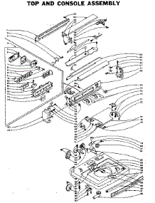 Top And Console Assembly parts for Kenmore Washer 110.5905952 (1105905952, 110 5905952) from AppliancePartsPros.com