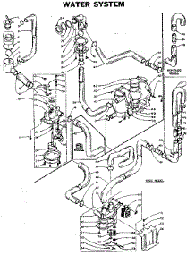 Water System parts for Kenmore Washer 110.5905952 (1105905952, 110 5905952) from AppliancePartsPros.com
