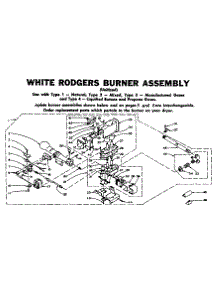 White Rodgers Burner Assembly parts for Kenmore Dryer 110.5907721 (1105907721, 110 5907721) from AppliancePartsPros.com