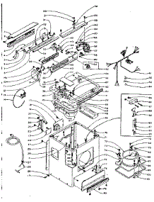 Machine Sub-Assembly parts for Kenmore Dryer 110.5907801 (1105907801, 110 5907801) from AppliancePartsPros.com