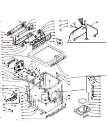 Machine Sub-Assembly parts for Kenmore Dryer 110.5908300 (1105908300, 110 5908300) from AppliancePartsPros.com
