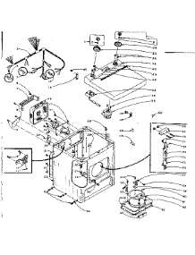 Machine Sub-Assembly parts for Kenmore Dryer 110.5908400 (1105908400, 110 5908400) from AppliancePartsPros.com