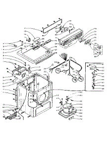 Machine Sub-Assembly parts for Kenmore Dryer 110.5908700 (1105908700, 110 5908700) from AppliancePartsPros.com