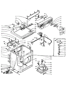 Machine Sub-Assembly parts for Kenmore Dryer 110.5908710 (1105908710, 110 5908710) from AppliancePartsPros.com