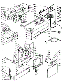 Top And Front parts for Kenmore Washer Dryer Combo 110.5909500 (1105909500, 110 5909500) from AppliancePartsPros.com