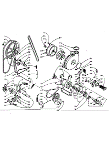 Machine Drive parts for Kenmore Washer Dryer Combo 110.5909500 (1105909500, 110 5909500) from AppliancePartsPros.com