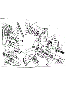 Machine Drive parts for Kenmore Washer Dryer Combo 110.5909501 (1105909501, 110 5909501) from AppliancePartsPros.com
