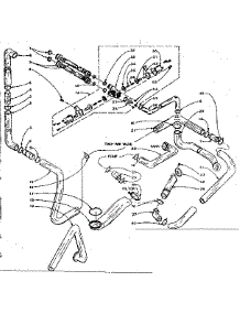 Water System parts for Kenmore Washer Dryer Combo 110.5909502 (1105909502, 110 5909502) from AppliancePartsPros.com