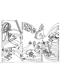 Machine Drive parts for Kenmore Washer Dryer Combo 110.5909502 (1105909502, 110 5909502) from AppliancePartsPros.com