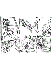 Machine Drive parts for Kenmore Washer Dryer Combo 110.5909503 (1105909503, 110 5909503) from AppliancePartsPros.com