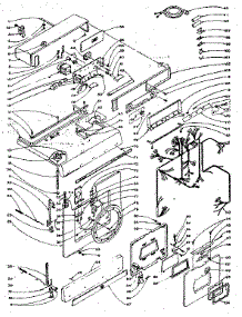 Top And Front parts for Kenmore Washer Dryer Combo 110.5909901 (1105909901, 110 5909901) from AppliancePartsPros.com