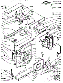Top And Front parts for Kenmore Washer Dryer Combo 110.5909902 (1105909902, 110 5909902) from AppliancePartsPros.com