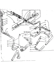 Water System parts for Kenmore Washer Dryer Combo 110.5909902 (1105909902, 110 5909902) from AppliancePartsPros.com