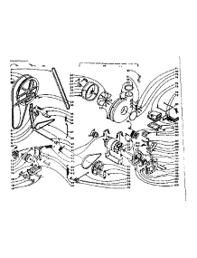 Machine Drive parts for Kenmore Washer Dryer Combo 110.5909903 (1105909903, 110 5909903) from AppliancePartsPros.com