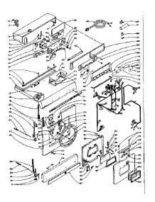 Water System Top And Front parts for Kenmore Washer Dryer Combo 110.5909953 (1105909953, 110 5909953) from AppliancePartsPros.com