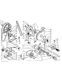 Machine Drive parts for Kenmore Washer Dryer Combo 110.5910500 (1105910500, 110 5910500) from AppliancePartsPros.com