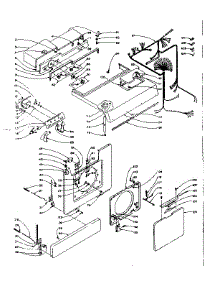 Top And Front parts for Kenmore Washer Dryer Combo 110.5910500 (1105910500, 110 5910500) from AppliancePartsPros.com