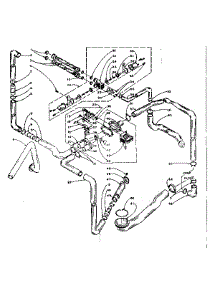 Water System parts for Kenmore Washer Dryer Combo 110.5910500 (1105910500, 110 5910500) from AppliancePartsPros.com