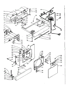 Top And Front parts for Kenmore Washer Dryer Combo 110.5910502 (1105910502, 110 5910502) from AppliancePartsPros.com