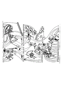 Machine Drive parts for Kenmore Washer Dryer Combo 110.5910502 (1105910502, 110 5910502) from AppliancePartsPros.com