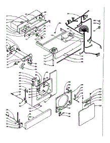 Top And Front parts for Kenmore Washer Dryer Combo 110.5910503 (1105910503, 110 5910503) from AppliancePartsPros.com