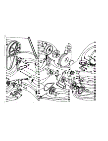 Machine Drive parts for Kenmore Washer Dryer Combo 110.5910503 (1105910503, 110 5910503) from AppliancePartsPros.com