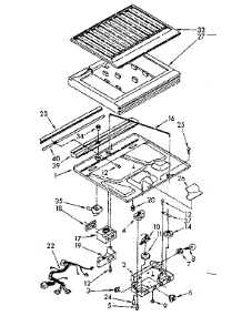 Compartment Separator Parts parts for Kenmore Refrigerator 106.8770660 (1068770660, 106 8770660) from AppliancePartsPros.com