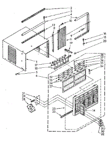 Cabinet Parts parts for Kenmore Heat Pump System 106.8770880 (1068770880, 106 8770880) from AppliancePartsPros.com